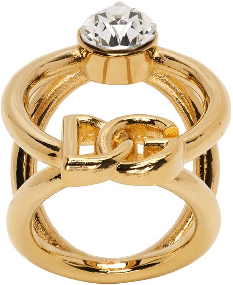 dolce and gabbana gold rings.